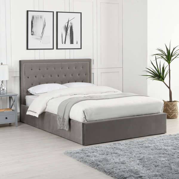 Etta Avenue Bastien Upholstered Ottoman Bed Wayfair.co.uk